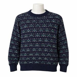 Size M Men’s Vintage American Spirit 100% Cotton Made in USA Grandpa Sweater